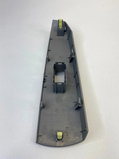 2004-2009 TOYOTA PRIUS REAR RIGHT DOOR WINDOW SWITCH BEZEL COVER 74271-47050 OEM