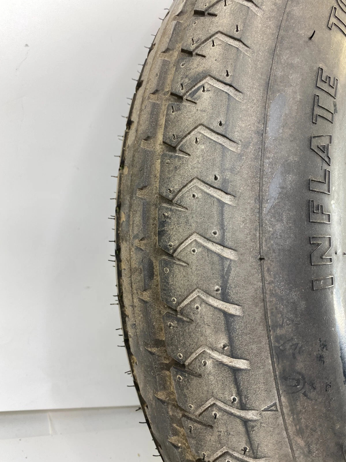 08-13 NISSAN ROGUE EMERGENCY SPARE TIRE COMPACT DONUT WHEEL RIM T155/90D16 OEM