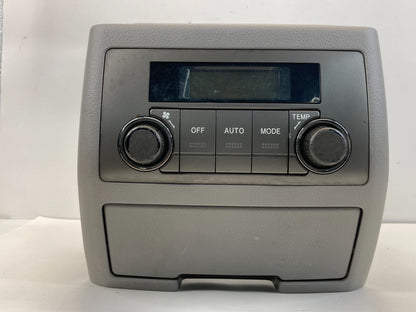 08-10 Toyota Highlander Rear AC Heater Temperature Climate Control W/ Cup Holder