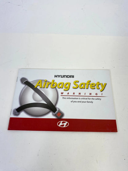 2012 Hyundai Santa Fe Owner's Guide Manual Book Information Set W/ Case