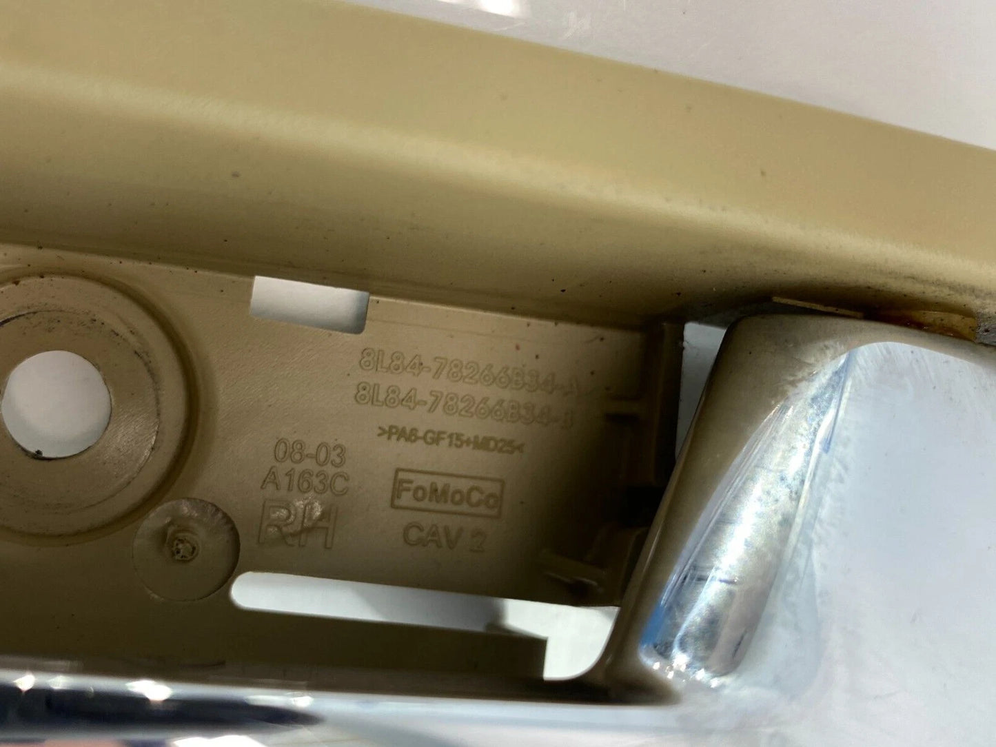 2008-2012 FORD ESCAPE REAR RIGHT INTERIOR INNER DOOR HANDLE 8L8478266B34 OEM