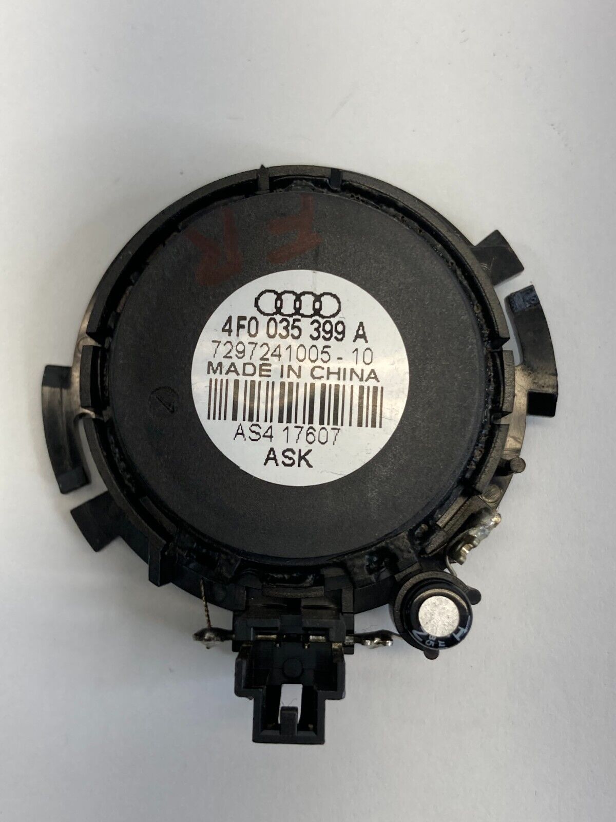 06-11 Audi A6 Front Right Side Sound System Audio Tweeter Speaker 4F0-035-399A