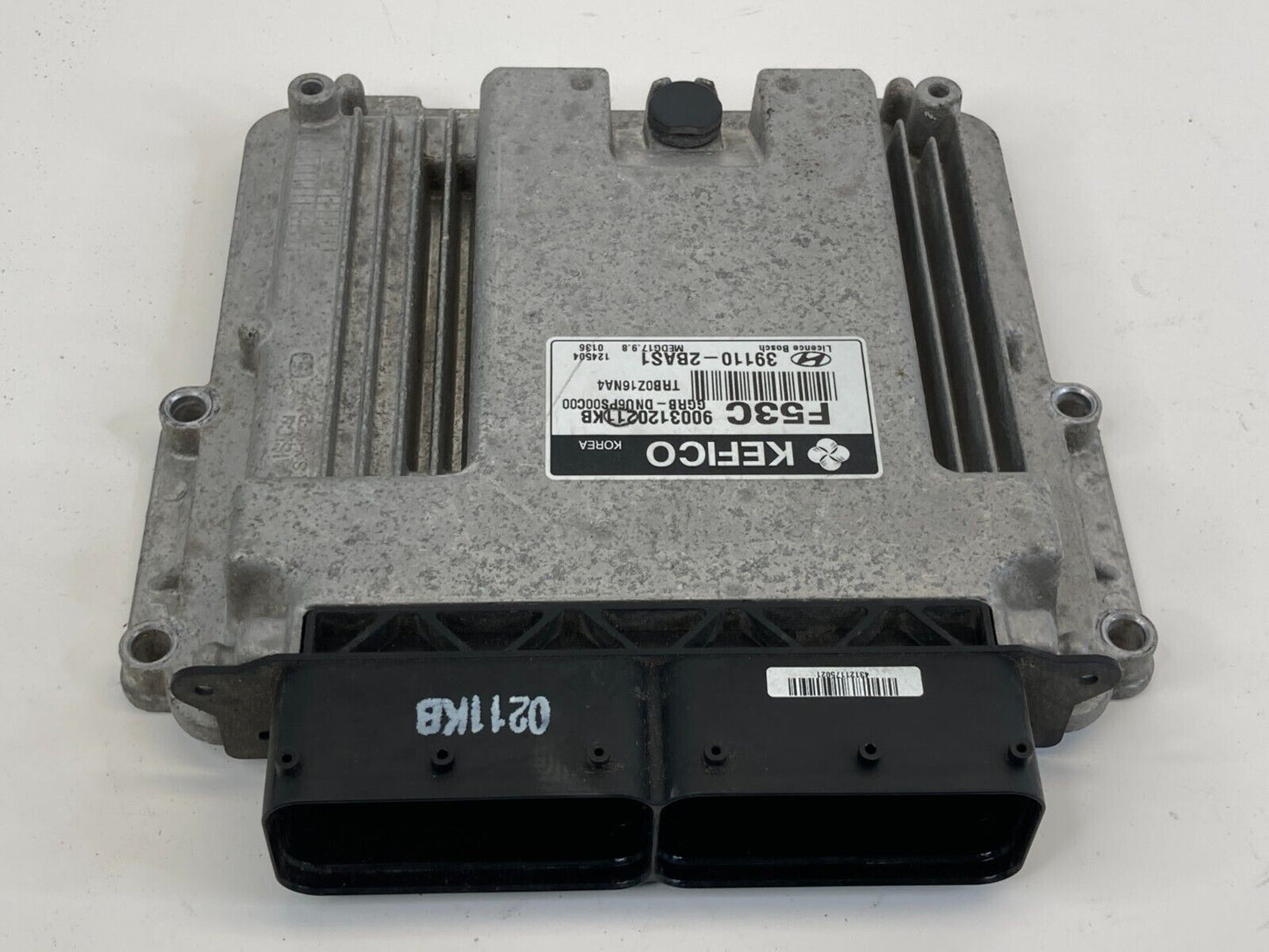 2013 2014 Hyundai Accent 1.6L L4 A/T Engine Control Module ECM ECU 39110-2BAS1