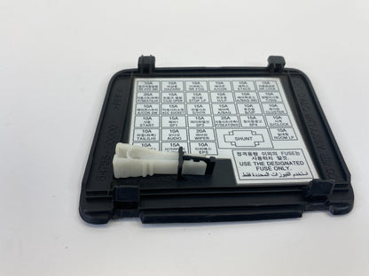 2002-2005 Hyundai Sonata Dash Fuse Box Lower Pad Lid Cover Panel 84753-3C000 OEM