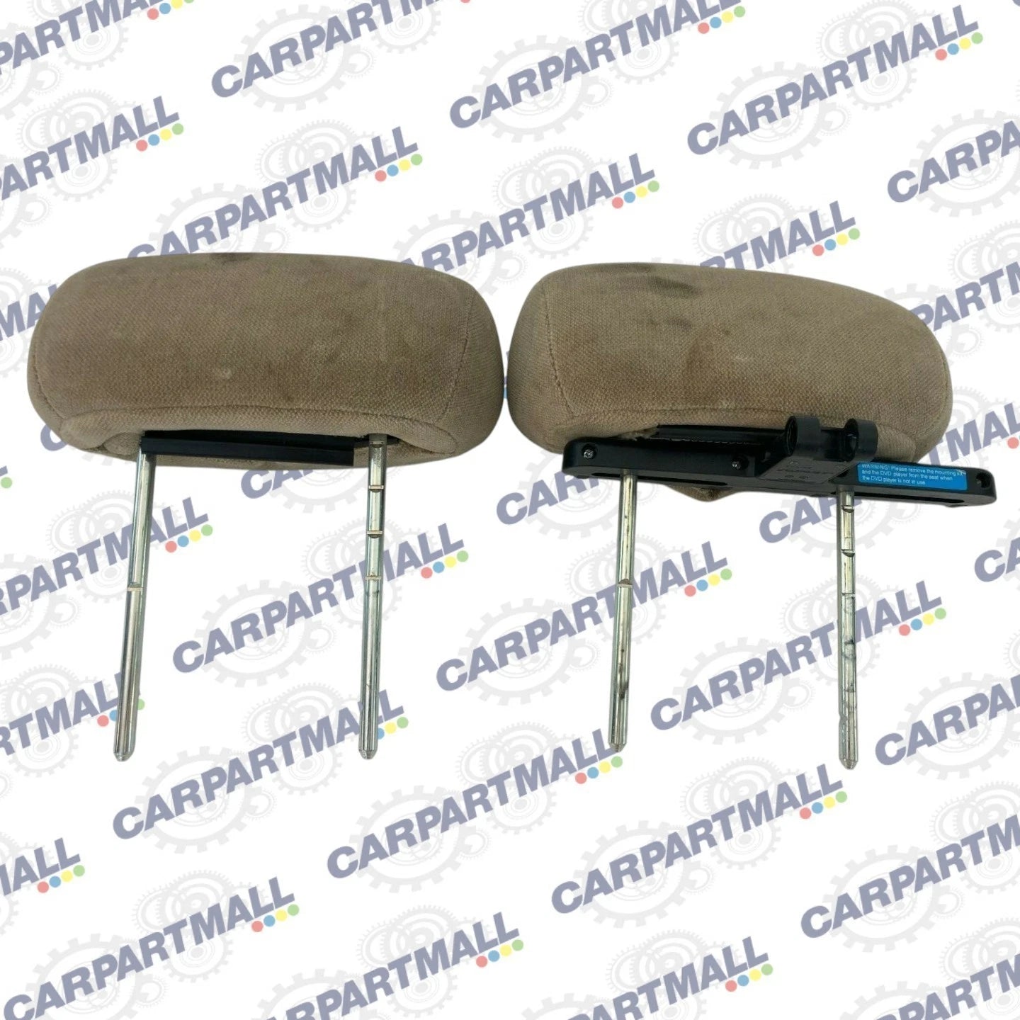 2003-2008 ISUZU ASCENDER SECOND ROW PAIR SET RIGHT LEFT SEAT HEADREST HEAD REST