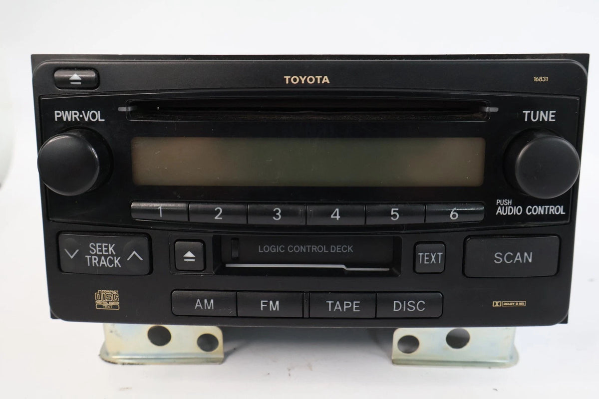 2003-2005 TOYOTA 4RUNNER AM FM RADIO RECEIVER 6 CD PLAYER UNIT OEM 86120-35220