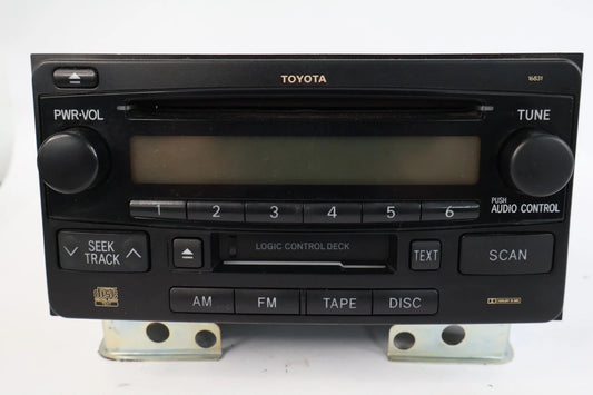 2003-2005 TOYOTA 4RUNNER AM FM RADIO RECEIVER 6 CD PLAYER UNIT OEM 86120-35220