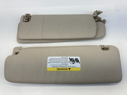 2011-2017 VW Volkswagen Touareg Roof Sunvisor Sun Visor Shade Pair Set OEM