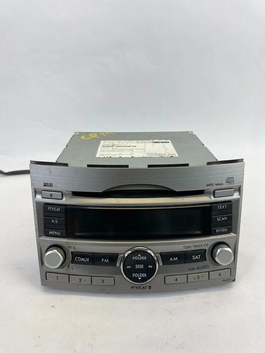 2010-2012 SUBARU OUTBACK LEGACY AM FM CD PLAYER RADIO RECEIVER OEM 86201AJ64A