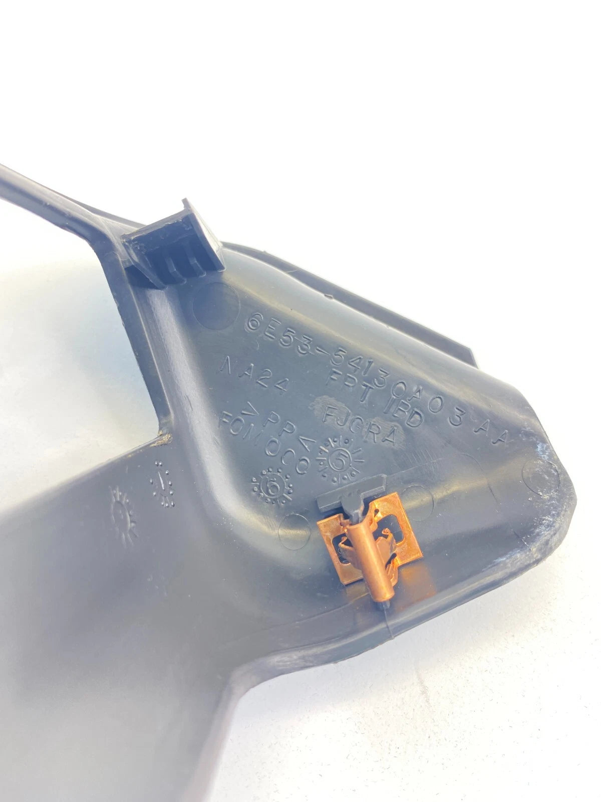 06-12 FORD FUSION FRONT LEFT SEAT TRACK LOWER TRIM COVER BEZEL 6E53-54130A03AA