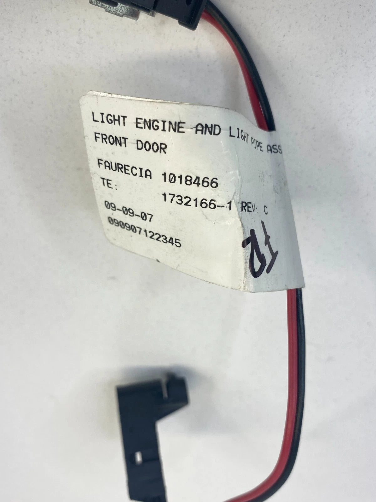 2010-2015 CADILLAC SRX FRONT RIGHT SIDE DOOR LIGHT HARNESS WIRE WIRING OEM