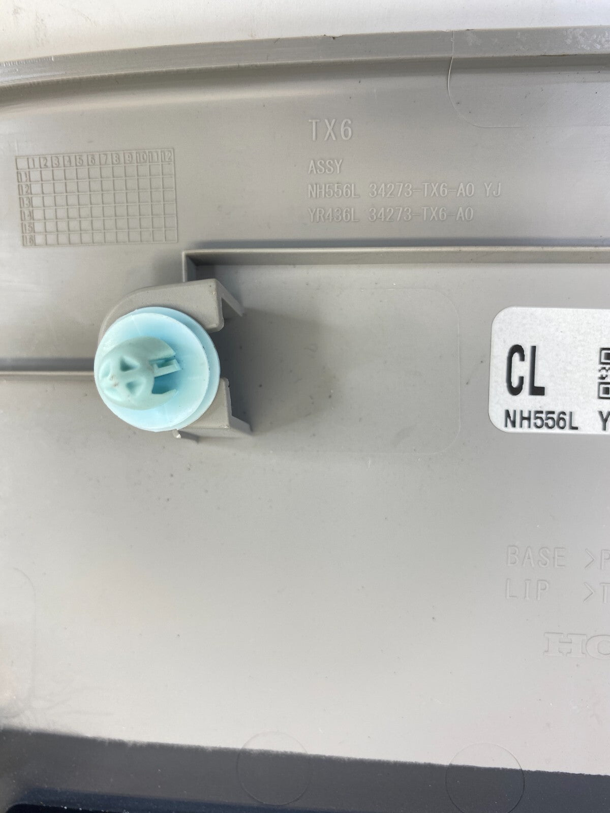 2013-2015 Acura ILX Sedan Third Brake Light Stop Lamp Cover Trim 34273-TX6-A0