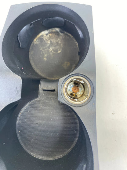 11-13 VOLVO S60 CENTER CONSOLE INSERT DUAL CUP HOLDER CUPHOLDER W/ POWER OUTLET