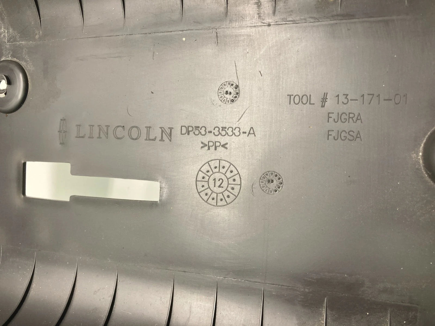 13-16 LINCOLN MKZ STEERING SHROUD COLUMN UPPER LOWER TRIM COVER DP53-3530-A OEM