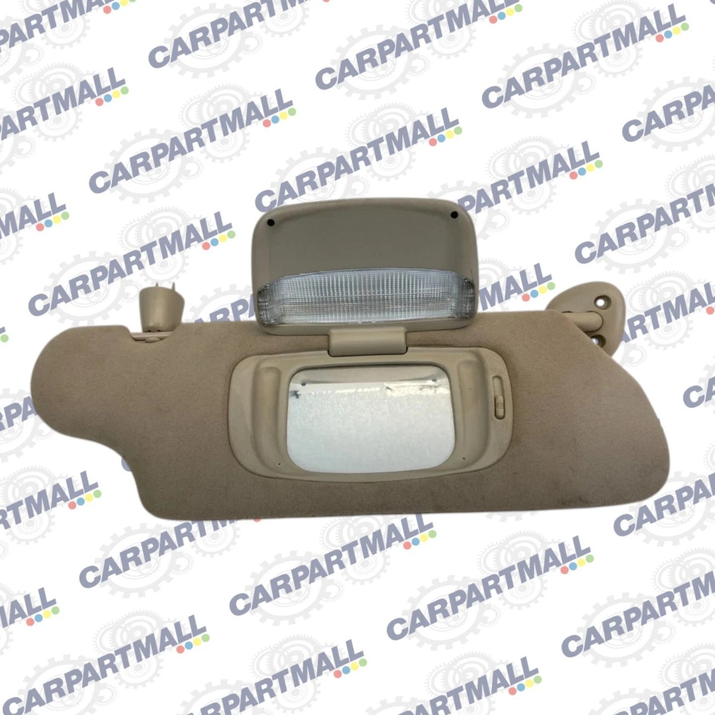2001-2003 FORD TAURUS MERCURY SABLE RIGHT PASSENGER SUNVISOR SUN VISOR CLOTH TAN