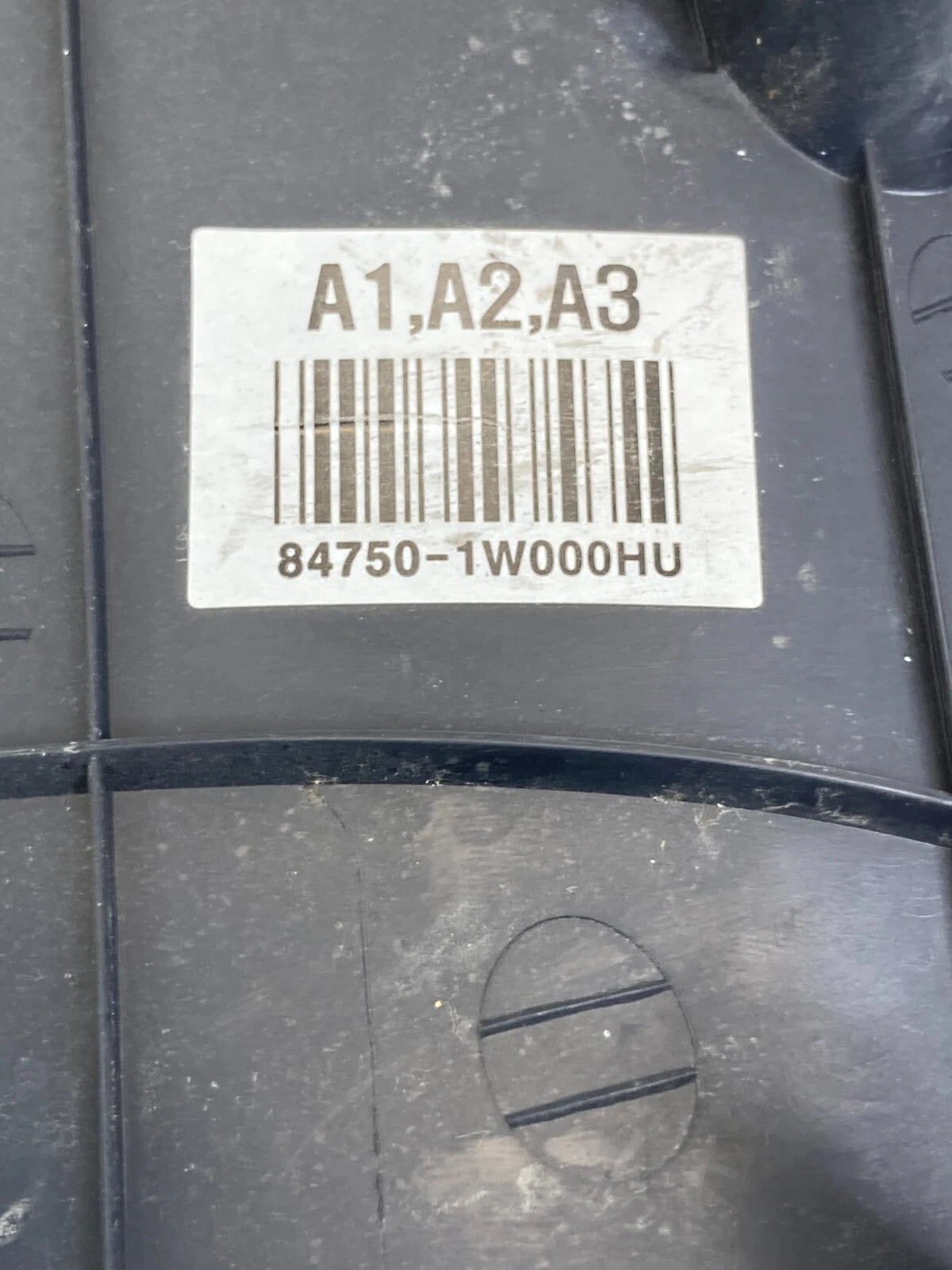 2012-2017 KIA RIO DASH INSTRUMENT PANEL LOWER COLUMN COVER CRASH PAD 84750-1W000