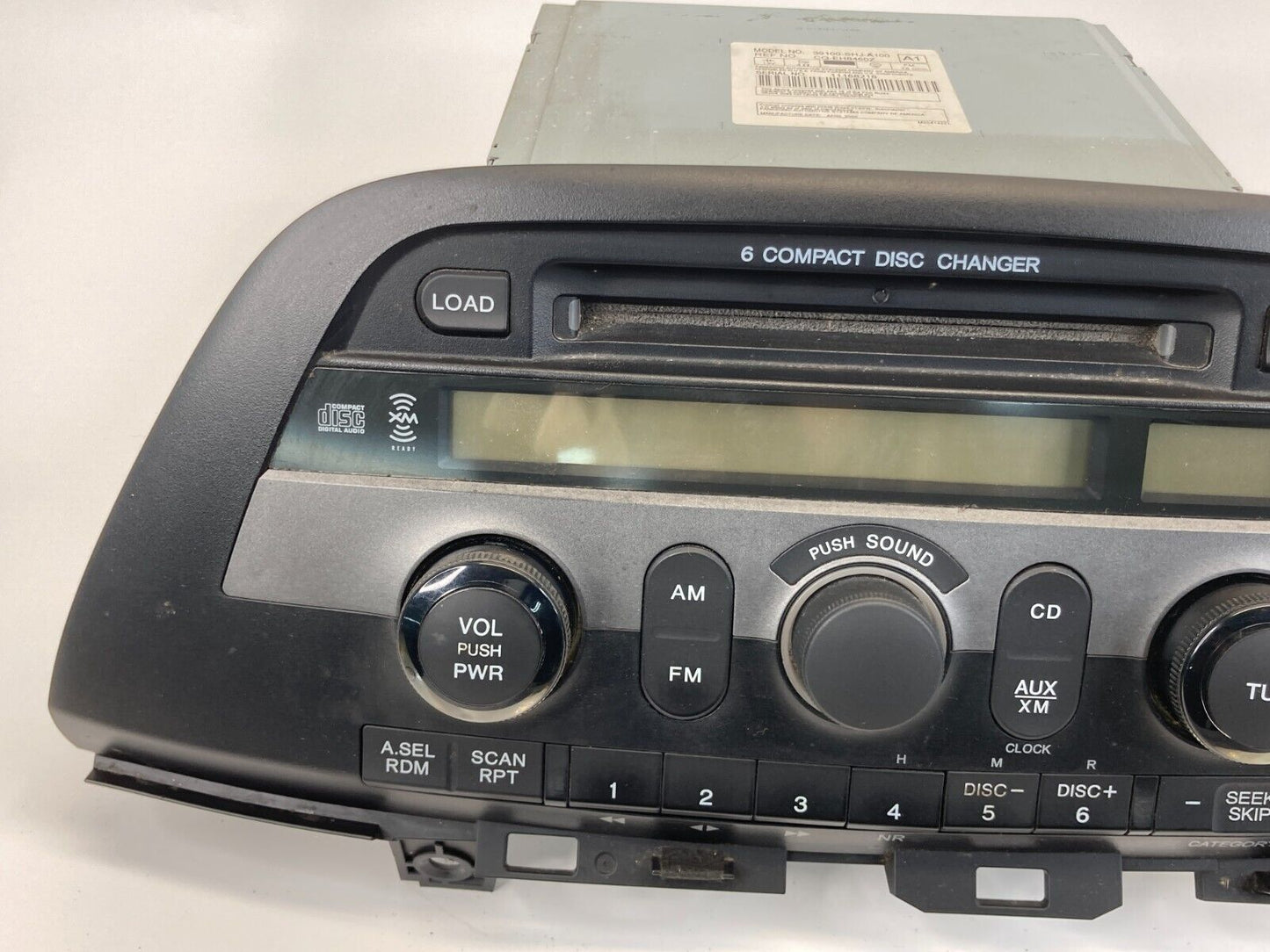 2005-2007 Honda Odyssey AM FM Radio CD Player Reciver 6 Disc 39100-SHJ-A100 OEM