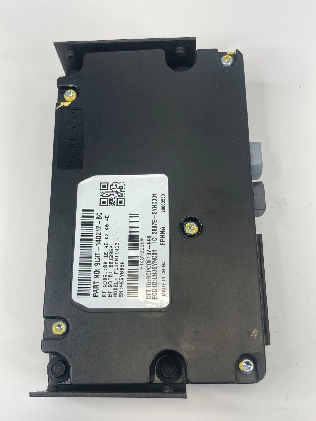 2009 09 FORD FLEX COMMUNICATION SYNC COMPUTER CONTROL MODULE 9L3T-14D212-BC OEM