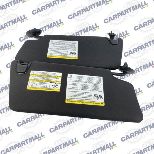 2011-2015 FORD EXPLORER INTERCEPTOR UTILITY LEFT & RIGHT SUN VISOR SET W CLIPS