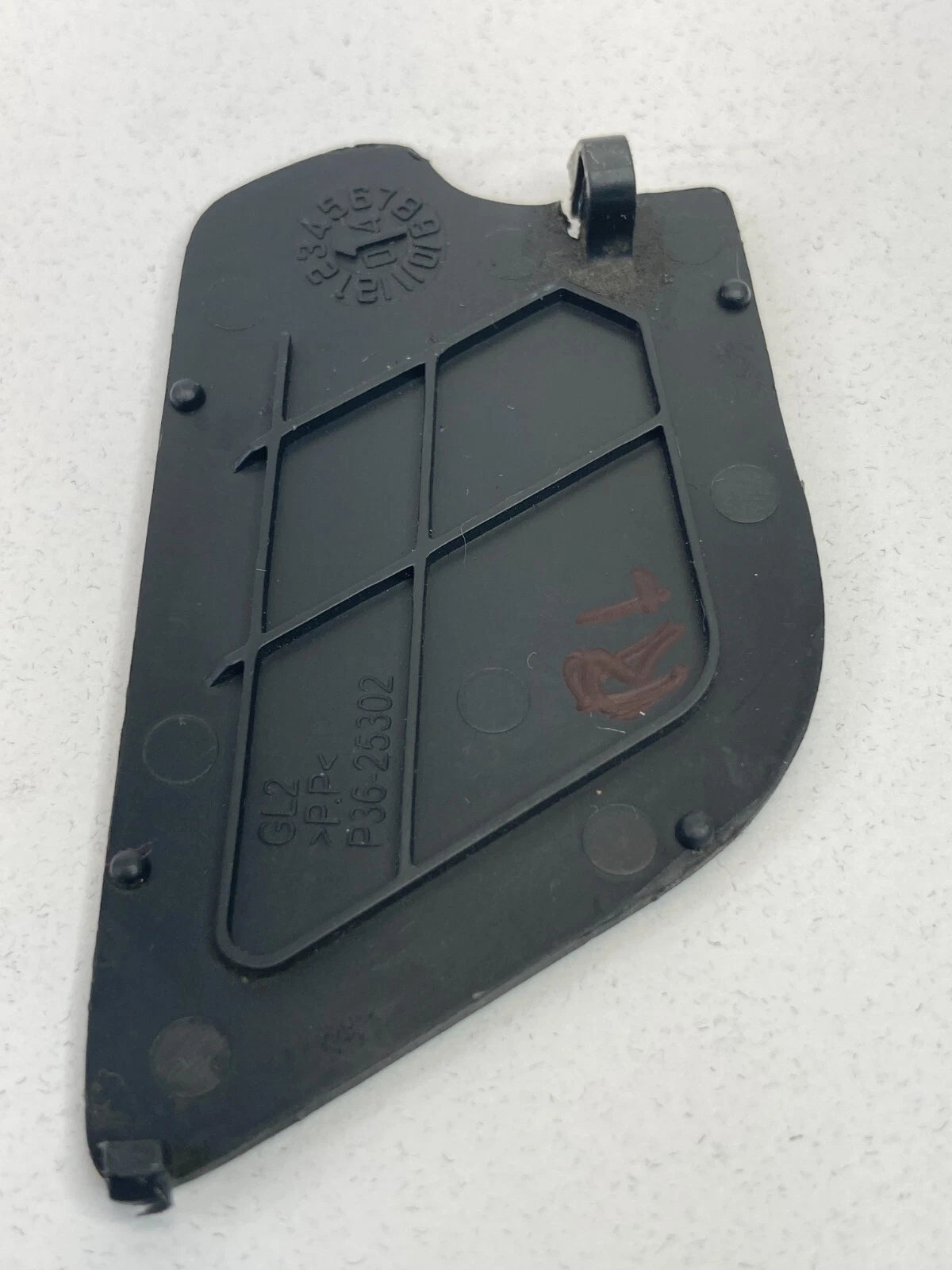 2004-2008 ACURA TL REAR LEFT SIDE DOOR HANDLE SCREW BEZEL COVER TRIM P3625302