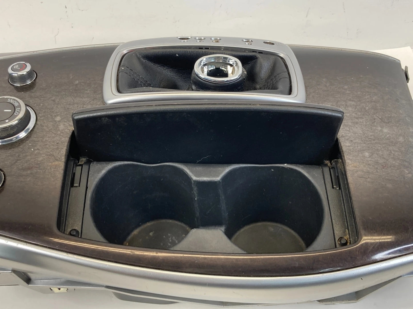 2013 INFINITI JX35 A/T CENTER CONSOLE GEAR SHIFTER TRIM BEZEL W/ SWTCHES OEM