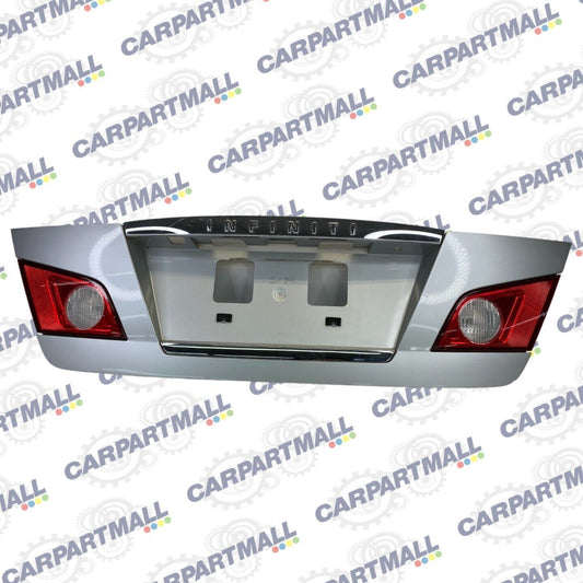 2006 2007 Infiniti M35 Rear Trunk Lid License Light Plate Finish Panel Molding