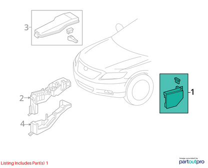 2007-2011 TOYOTA CAMRY 2.4L UNDER HOOD ENGINE FUSE BOX ASSY 82720-06091 OEM