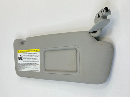 2005-2008 Audi A4 A4 Quattro Right Passenger Sunvisor Sun Visor Gray OEM