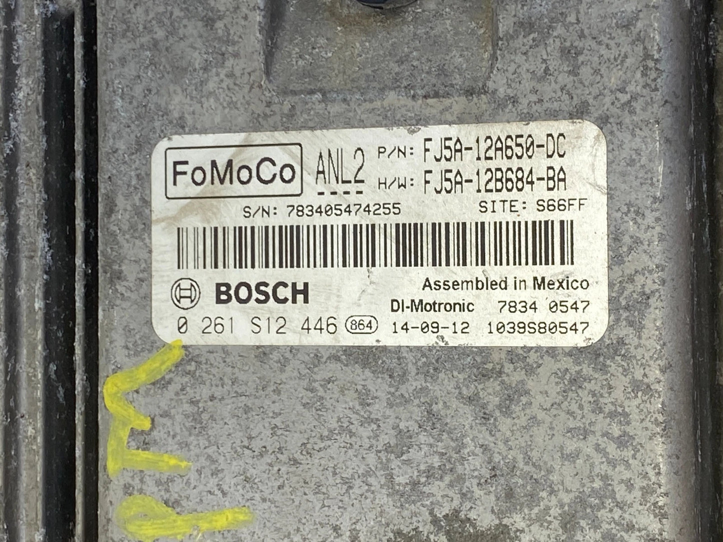 2015-2016 FORD ESCAPE 1.6L ENGINE COMPUTER CONTROL MODULE ECU OEM FJ5A12A650DC