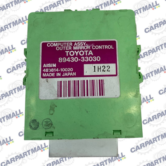 2002 2003 Lexus ES300 2004 Lexus ES330 Memory Mirror Control Module Unit