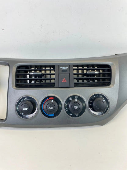 2005-2010 HONDA ODYSSEY MANUAL CLIMATE CONTROL W/ DASH TRIM BEZEL ASSY OEM