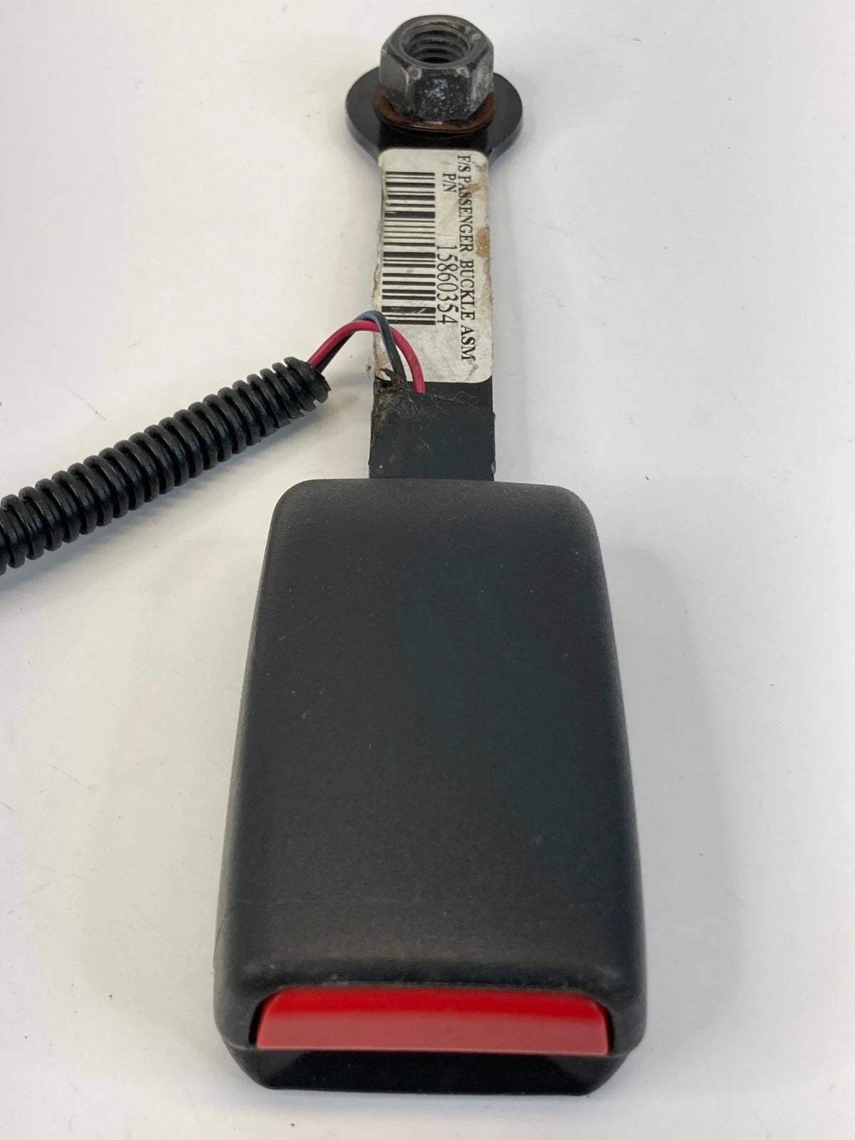 2008-2010 CADILLAC CTS FRONT REAR PASSENGER SIDE SEAT BELT BUCKLE 15860354 OEM