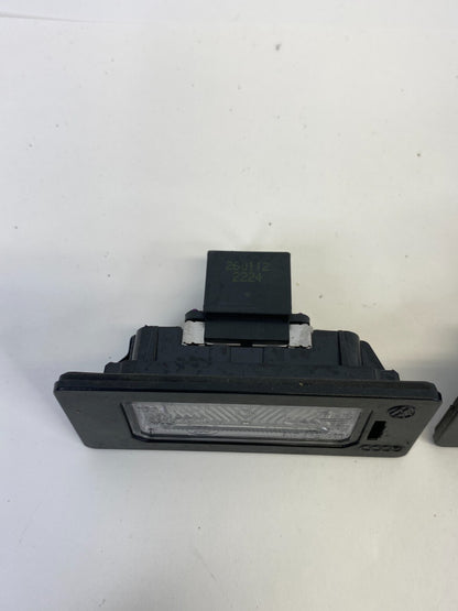 2009-2012 Audi A4 Quattro Rear Trunk Lid License Plate Light Lamp Set Pair OEM
