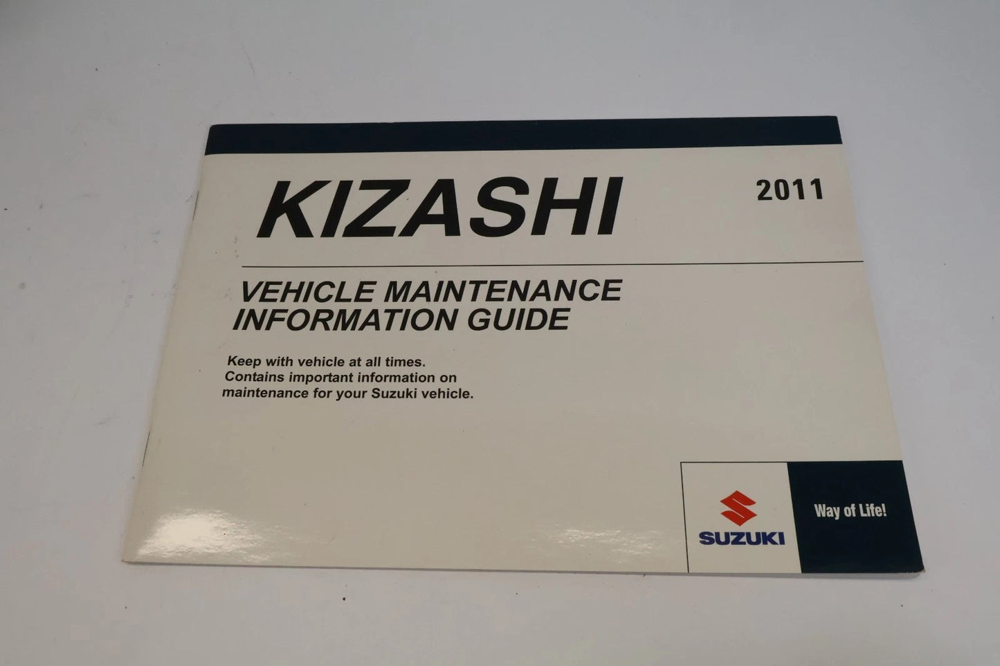 2011 SUZUKI KIZASHI OWNERS MANUAL WARRANTY MAINTENANCE INFORMATION SET W/ CASE
