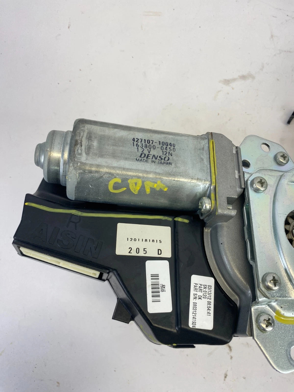 12-15 TOYOTA VENZA POWER LIFTGATE MOTOR ASSEMBLY REAR TAILGATE HATCH 42710710040