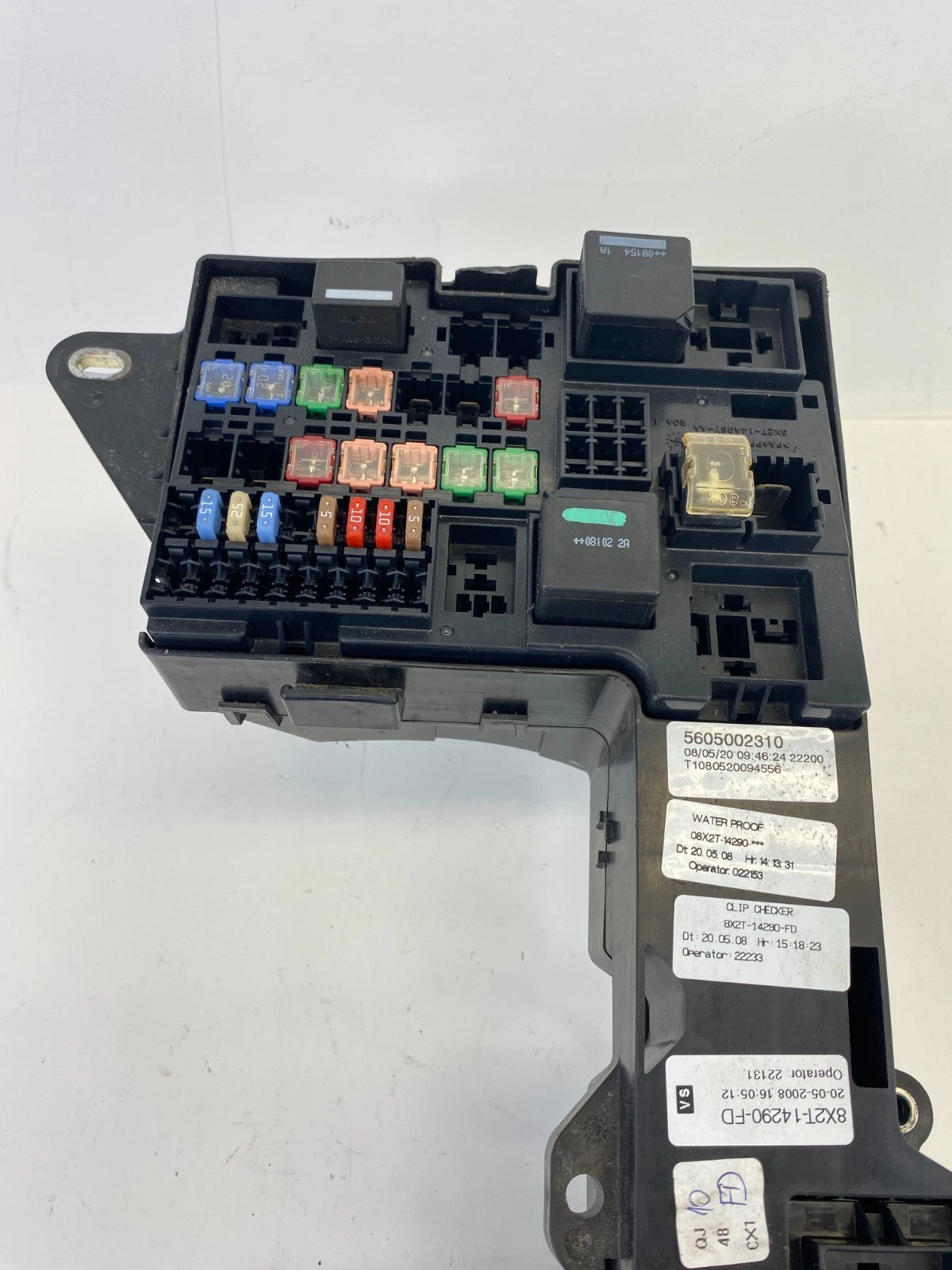 2009 JAGUAR XF 4.2L ENGINE COMPARTMENT FUSEBOX FUSE BOX RELAY 8X2T-14290-FD OEM