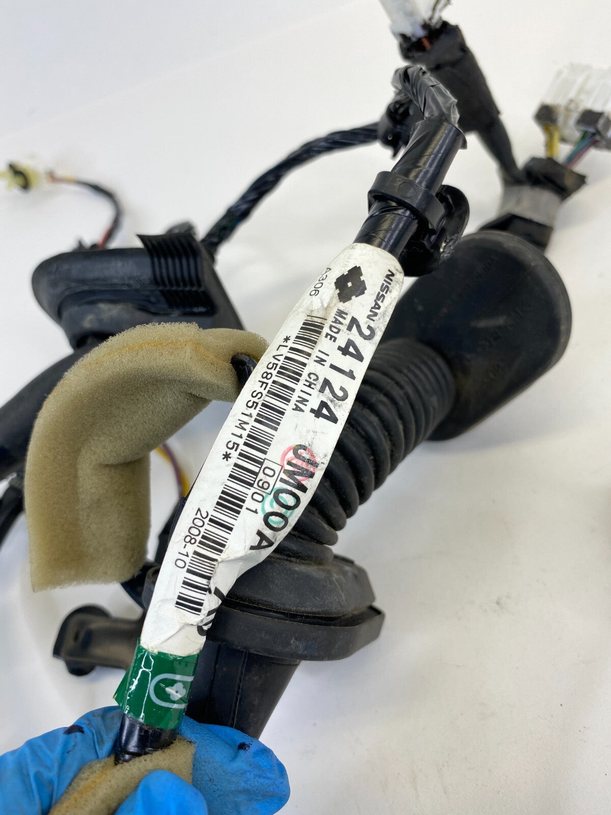 2008-2013 Nissan Rogue Front Right Side Door Wire Harness Wiring 24124-JM00A OEM