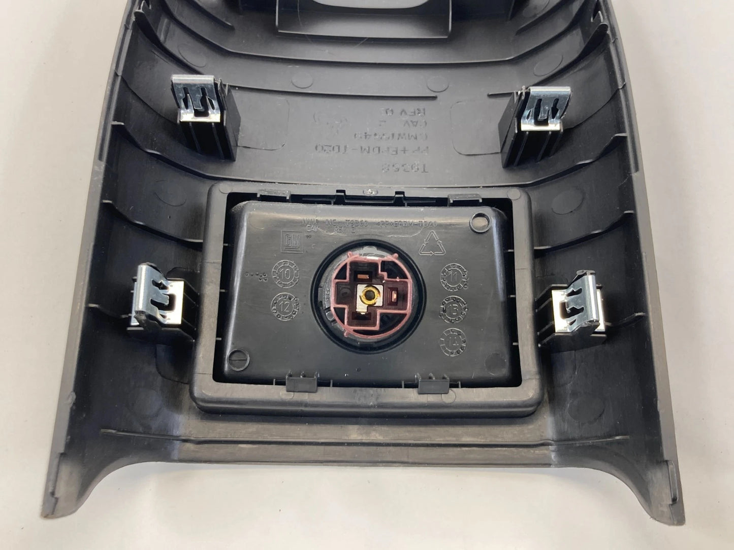 2011-2016 CHEVY CRUZE RR BACK CENTER CONSOLE PANEL COVER TRIM W POWER OUTLET OEM
