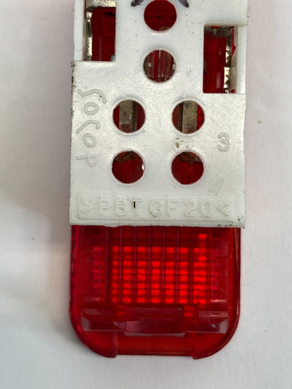 2006-2011 Audi A6 Rear Left Side Door Panel Warning Light Lamp Red OEM