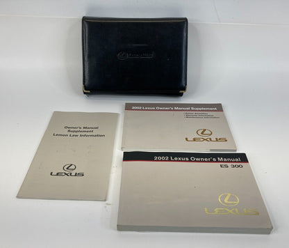 2002 02 Lexus ES300 ES 300 Owner's Manual Supplement Set w/ Case Set OEM