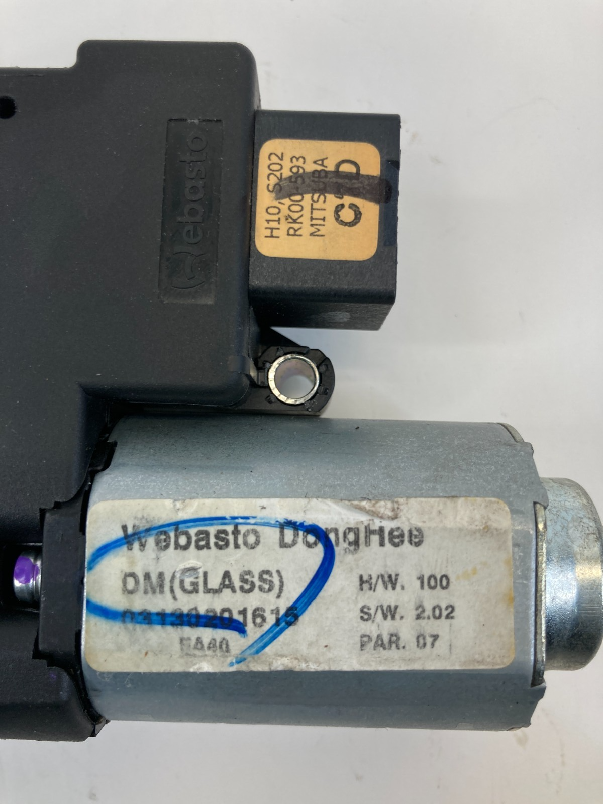 2013 2014 Hyundai Santa Fe Sport Rear Right Side Sunroof Sun Roof Motor Assy OEM