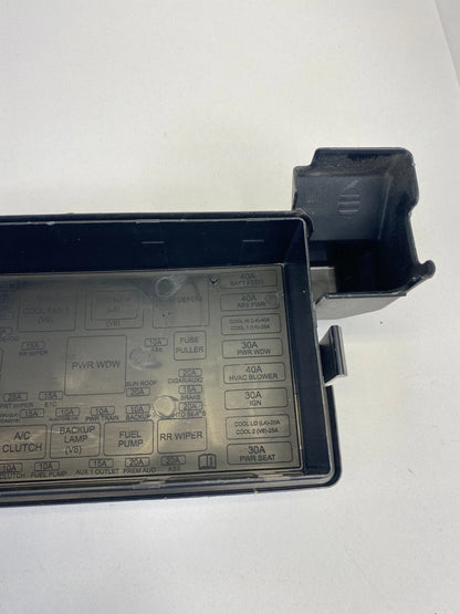 2005 05 SATURN VUE BASE 3.5L V6 FUSE BOX RELAY JUNCTION FUSEBOX CAP COVER OEM