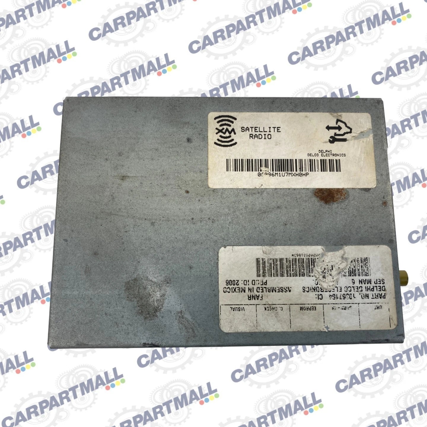 2006-2009 GMC ENVOY SATELLITE RADIO ANTENNA RECEIVER UNIT PART 10367164 OEM
