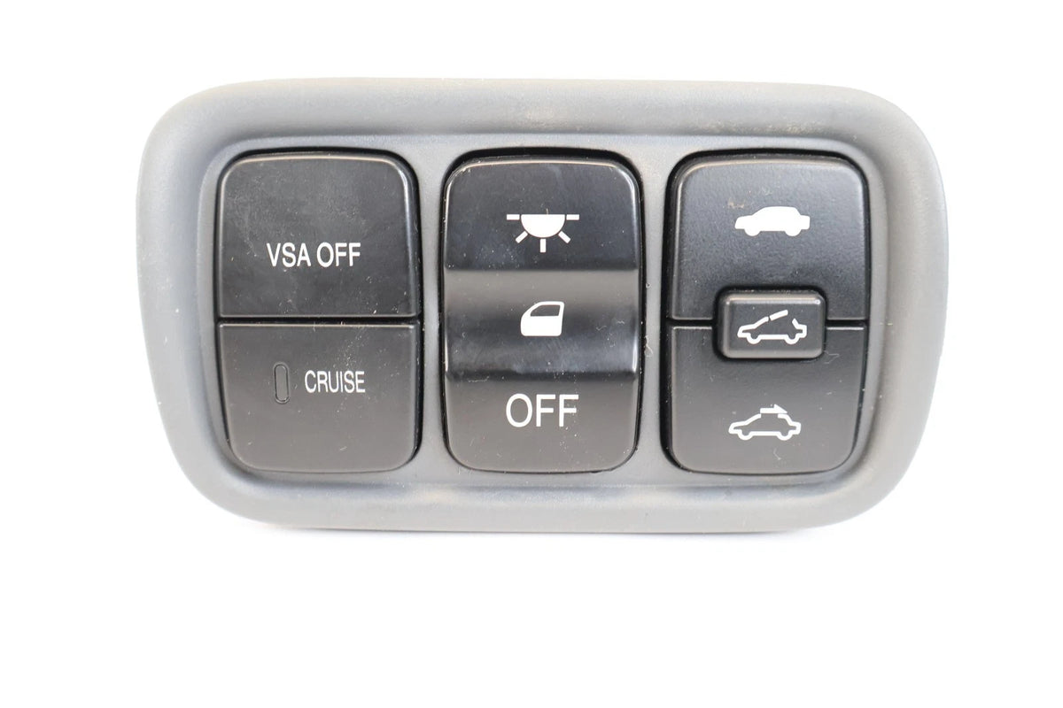 2005-2008 HONDA PILOT DASH CRUISE VSA OFF SUNROOF DOME LIGHT SWITCH PANEL OEM