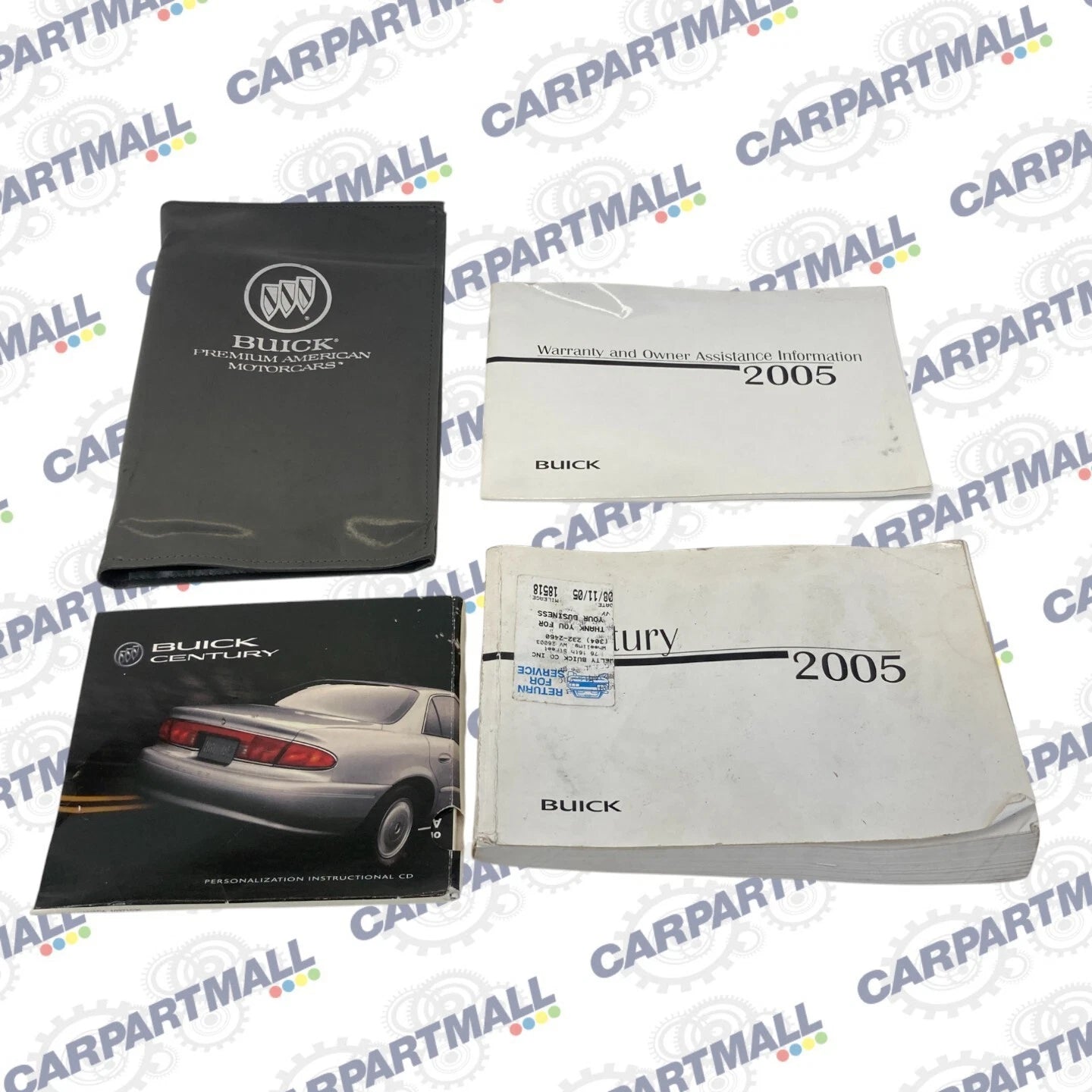2005 BUICK CENTURY OWNERS MANUAL WARRANTY ASSISTANCE INFORMATION BOOK W/ CASE