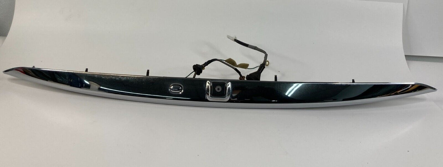 2007 2008 Infiniti G35 Trunk License Plate Bezel Trim Finish Panel w/ Camera OEM