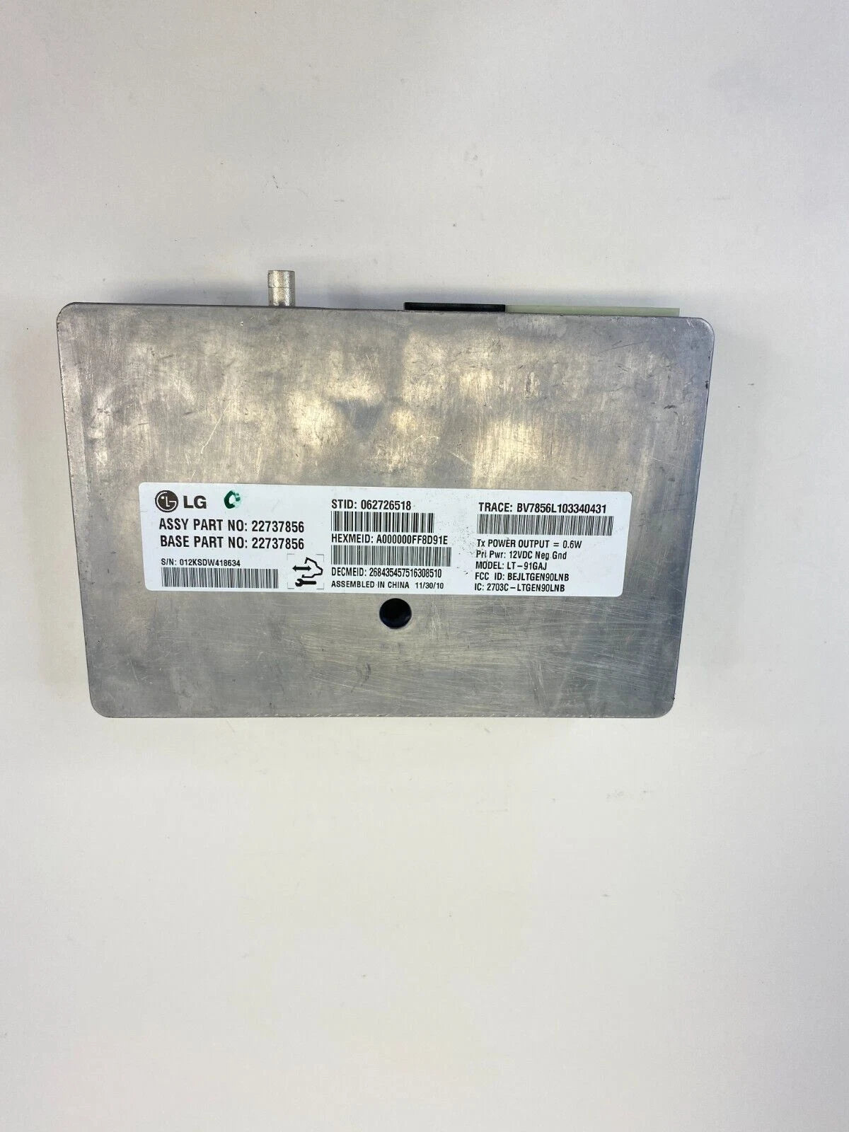 2011 CHEVY TRAVERSE TAHOE ONSTAR COMMUNICATION CONTROL MODULE UNIT 22737856 OEM