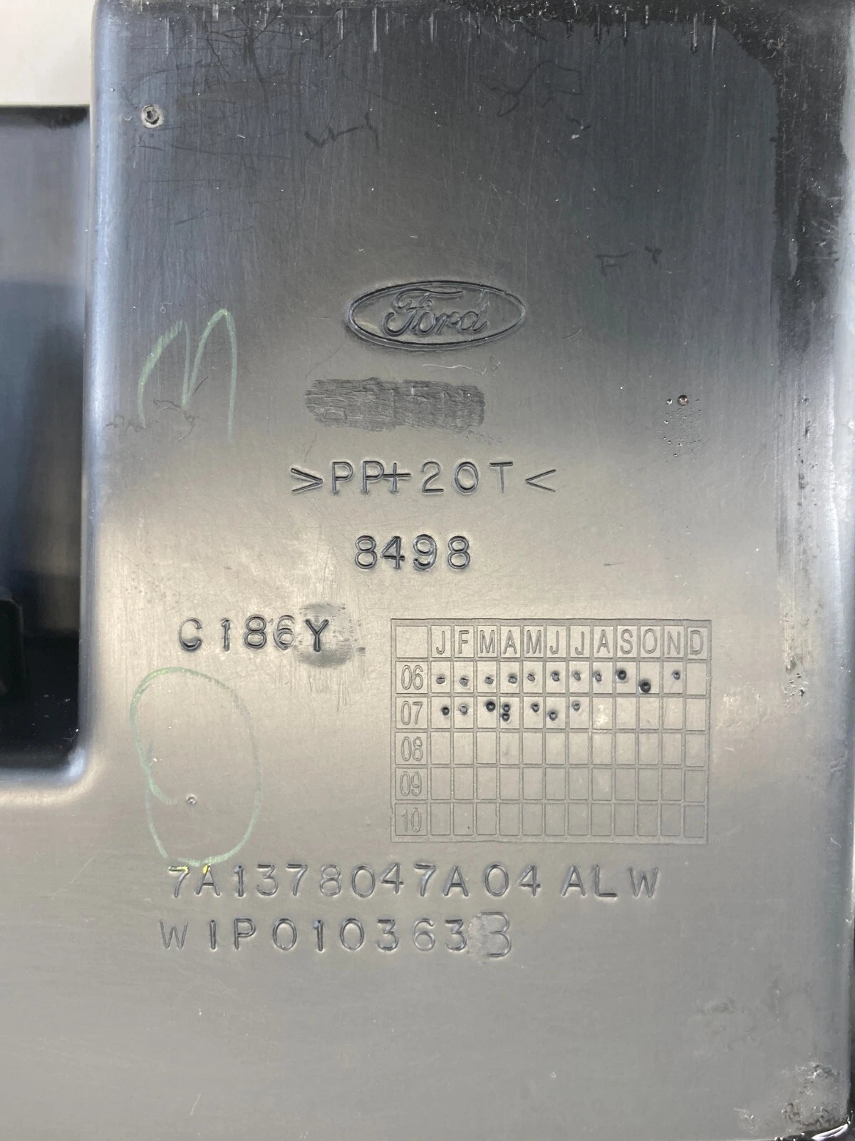 2007 08 09 2010 LINCOLN MKX DASH STORAGE BIN COMPARTMENT 7A1378047A04