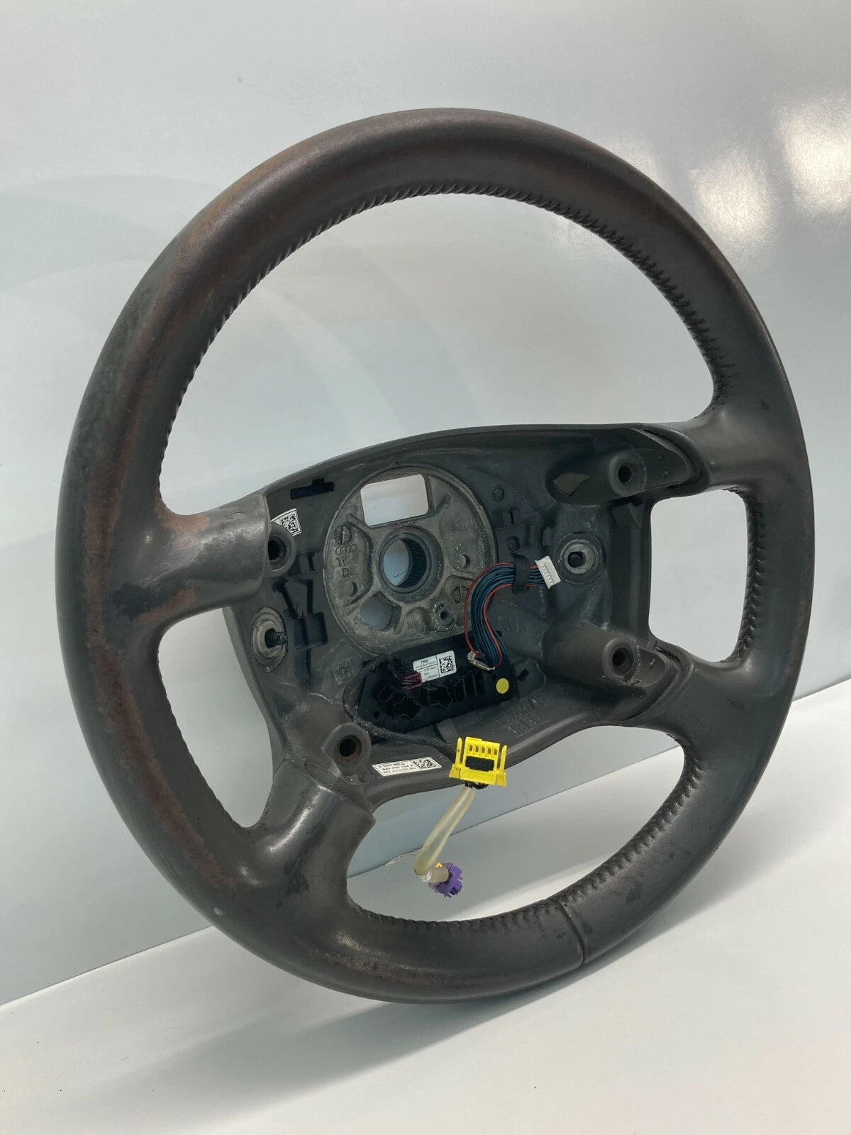 2002 2003 2004 02 03 04 AUDI A6 LEFT DRIVER SIDE STEERING WHEEL 8Z0419091BG OEM