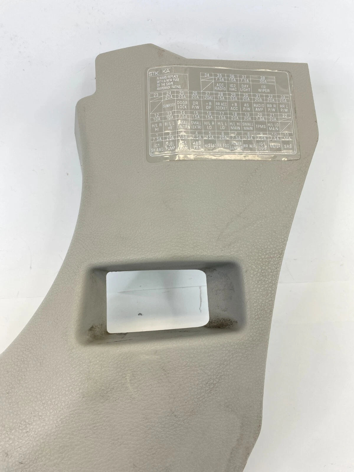 07-12 ACURA RDX LOWER DASH LEFT SIDE KICK PANEL COVER TRIM 83161-STK-A000 OEM